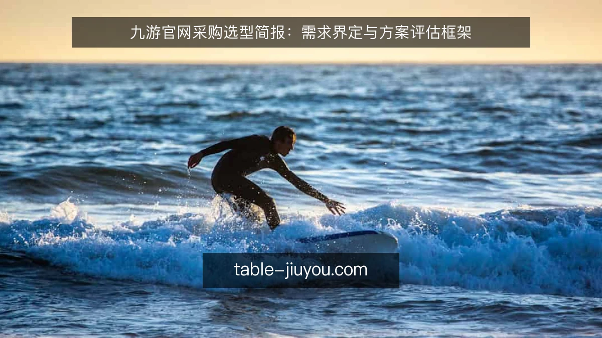 九游官网采购选型简报:需求界定与方案评估框架